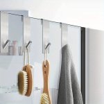 3PCS Stainless Steel Over-the-door Hooks - Easy Install S-shape Towel & Bathrobe Hanger For Shower Kitchen Bedroom - Durable Spa