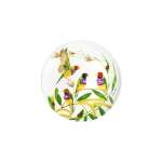 Maxwell & Williams 20CM Eloise Short Lyric Coupe Plate Gouldian Finch Multicoloured