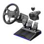 V99 Pro Force Feedback Racing Wheel With Shifter And Pedals