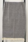 Cotton Black&bone Diamond Black&bone Dia 125X150CM Throw