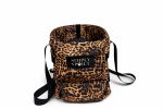 Console Car Seat - Leopard Print Canvas