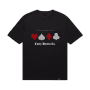 - Blackjack Sparkle Mens Black Crew Neck T-Shirt