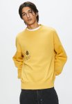 Oversized Fit Printed Sweatshirt - Yellow Multi
