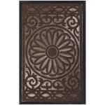 Embossed Grass Door Mat 40X60CM Brown