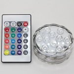 LED Color Change Submersible Wedding Party Light Base Vase Remote Control 10 Tricolor Bright 's - Perfect Holiday