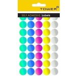 Label Metallic Mixed Round