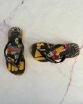 Havaianas Black Mickey Mouse Flops Size 1 Adult