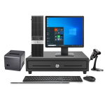 Affordable Pos Kit Refurbished Hp RP5810 Terminal Non-touch 17 Screen Epson Thermal Receipt Printer Cash Drawer & Scanner+free P