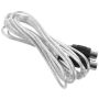 3 Meter Midi Extension Cable 5 Pin Plug Male To Male Connector Silver