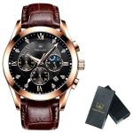 Men's Luxury Watch-black Dial Elegant Design For Distinguished Gentleman