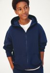 Zip-through Hoodie - Dark Blue