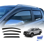 JAC T9 Weather Wind Shields Matte Black 2024