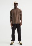 Relaxed Fit Jersey Top - Brown