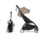 Babyzen Yoyo 2 Including 2 6 Month Colour Packs + Yoyo Connect - Black Yoyo+ 6+ Colour Pack Taupe