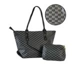 Fine Living Vinova Tote 2PC - Black