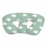 A Twins Feeding Pillow Cover And Inner Dream Big Sheep Sage Green