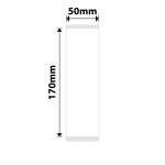 NB523 - - B1 B21 B3S B4 - 50X170MM - 45 White Labels