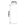 NB523 - - B1 / B21 / B3S / B4 - 50X170MM - 45 White Labels