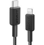 Anker 322 Usb-c To Mfi Certified Lightning Braided Cable 0.9M – Black