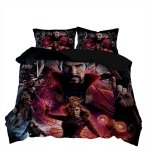 Avengers / Dr Strange & Wanda 3D Printed Double Bed Duvet Cover Set
