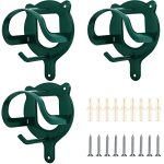 3 Counts Horse Bridle Rack Bracket Bridle Hooks Tack Storage Halter Hanger Metal Holder With Tubes And Screw For Horse Barn Supp