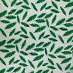 Bulgari 22 Green Feathers On White 150CM