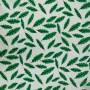 Bulgari (22) Green Feathers On White 150cm