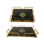 Rectangle Tray 2PC Medallion