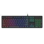 Redragon K521 Upgrade Rainbow LED 104 Key Membrane Gaming Keyboard