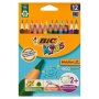 BIC Triangle Colour Pencils 12 Pack