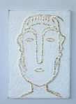 Metal Picture Man Figure 58X40CM