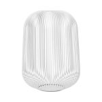 Lantern - Powder Coated Steel In White: Large 45X33CM Lito