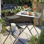 Terrace Cafe Folding Set Charcoal - Livingstones Garden & Home
