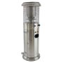 Alva Short Stand Gas PATIO HEATER 1.35M - Stainless Steel