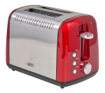 Defy – 2 Slice Stainless Steel Toaster – Red