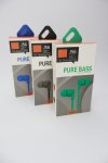 Set Of 3 Pure Bass Funk Wired Earphones With MIC