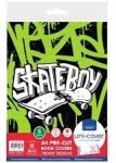 Marlin A4 Precut Book Covers Stakeboy 5PACK