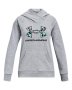 Girls' Ua Rival Fleece Core Logo Hoodie - 035 / Ysm