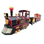 Carnival Train Ride Funfair Amusement Park Trackless Train