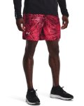 Men's Ua Launch Run 7INCH Print Shorts - Black Rose Md