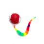 Interactive Cat Toy Rolling Ball With LED Lights Colorful Tail Resistant