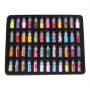 48 Votive Bottles Glitter Glitter Halloween Decorations Hand Painted Christmas Glitter - Synthetic Resin Craft Supplies
