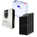 Conderenergy 6.2KVA Inverter & 5.09KW Svolt Lithium Battery With 450W Solar Panels & Installation Kit