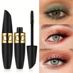 100C Waterproof Curling Mascara Volumizing Lengthening Long-wearing Formula All Skin Types Intense Black - 10G