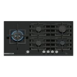Bosch Series 8 Gas Hob 90 Cm Tempered Glass Black