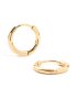 Waterproof Gold Plated Stainless Steel Core Clicker EARRINGS 14 Mm