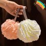 1PC Cute Exfoliating Shower Sponge - Soft Loofah Bath Ball For Men & Women Gentle Body Scrubber For Smooth Skin