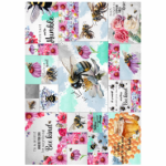 Bee Kind A3 Sticker Sheet