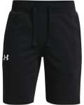 Boys' Ua Rival Cotton Shorts - Black Ysm