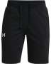 Boys' Ua Rival Cotton Shorts - Black / Ysm